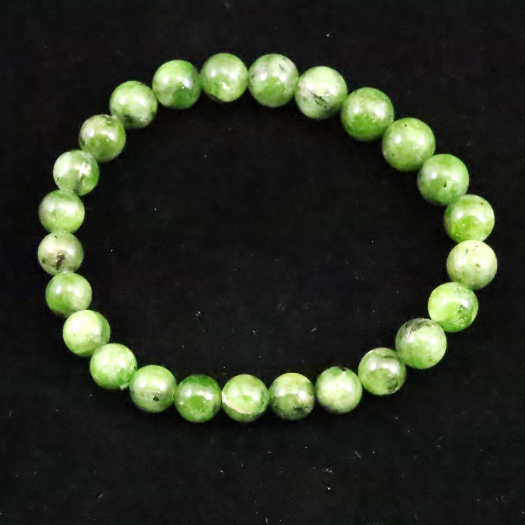 ツァボライトガーネットブレス　7ミリ　16.5センチ グリーンガーネット|ツァボライトブレスレット - 高品質天然石の