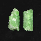 グリーン トレモライト　原石 2個セット 2.9ｇ (ID:31467)