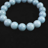 スコルザライト　トロレアイト・トロール石　11.5mm玉ブレスレット 39.4g (ID:31592)