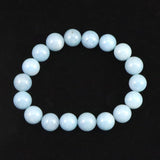 スコルザライト　トロレアイト・トロール石　11.5mm玉ブレスレット 39.4g (ID:31592)