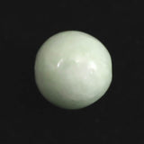 糸魚川翡翠 小滝産 薄緑 9.8mm玉ビーズ 現品 ディレクトリカード付 7.1ct (ID:31604)