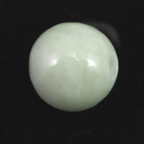 糸魚川翡翠 小滝産 薄緑 9.8mm玉ビーズ 現品 ディレクトリカード付 7.1ct (ID:31604)