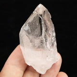 チベット カイラス産 ヒマラヤ 水晶 原石 水入り 貫入 バーナクル キー 39.4g (ID:31711)