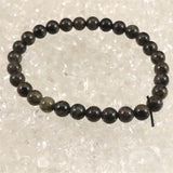 ノルウェー産 フェナカイト 6mm玉ブレスレット ディレクトリカード付 9.3g (ID:31762)