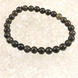 ノルウェー産 フェナカイト 6mm玉ブレスレット ディレクトリカード付 9.3g (ID:31762)