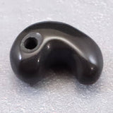 隠岐の島 黒曜石 21mm勾玉 ディレクトリカード付 3.4g (ID:31783)