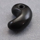 隠岐の島 黒曜石 21mm勾玉 ディレクトリカード付 3.4g (ID:31783)