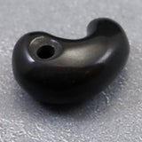 隠岐の島 黒曜石 21mm勾玉 ディレクトリカード付 3.4g (ID:31783)