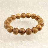 伊勢神宮御山杉 内宮大杉 13mm玉ブレスレット 証明書付 type.A (ID:31990)