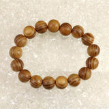 伊勢神宮御山杉 内宮大杉 13mm玉ブレスレット 証明書付 type.A (ID:31990)