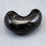山梨県 黒平鉱山産 黒水晶 30mm 勾玉　ディレクトリカード付 9.9g (ID:31998)