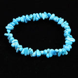 スリーピングビューティ鉱山産ターコイズ  タンブル ブレスレット 5.94g (ID:32093)