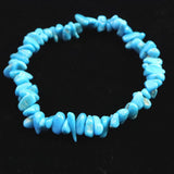 スリーピングビューティ鉱山産ターコイズ  タンブル ブレスレット 5.94g (ID:32093)