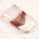 ストロベリークォーツ ファントム 5A 21X14mm ルース　13.8ct (ID:32156)