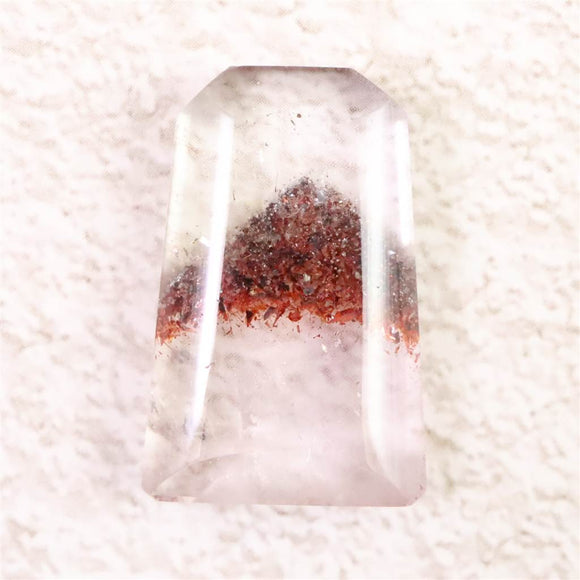 ストロベリークォーツ ファントム 5A 21X14mm ルース 13.8ct (ID:32156