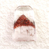 ストロベリークォーツ ファントム 5A 21X14mm ルース　13.8ct (ID:32156)