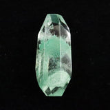 エメラルドグリーンファントムクォーツ　24x10mm　原石ラフカット ルース 3.39g (ID:32250)