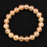 チベット産 ピンクブラウン シラー アンデシン  10mm玉ブレスレット 29.08g (ID:32447)