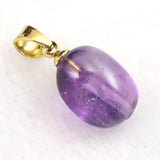 アメジスト ウルグアイ産 タンブル ペンダントトップ 1.5g (ID:32663)