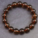 天然琥珀 ミャンマー産 レッドブルーアンバー  11.5mm玉ブレスレット 14.8g (ID:32857)