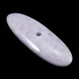 糸魚川翡翠 青海産 ラベンダー  95mm大珠 ディレクトリカード付 65.8g (ID:33099)