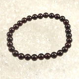 ヒマラヤ ガーネット 6mm玉ブレスレット 16.1ｇ (ID:33241)