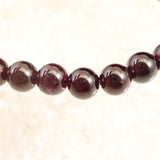 ヒマラヤ ガーネット 6mm玉ブレスレット 16.1ｇ (ID:33241)