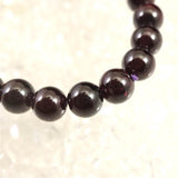 ヒマラヤ ガーネット 6mm玉ブレスレット 16.1ｇ (ID:33241)