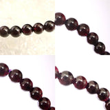 ヒマラヤ ガーネット 6mm玉ブレスレット 16.1ｇ (ID:33241)