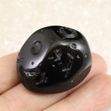 H&E社 チベタンテクタイト 27mm 原石ポリッシュ  18.4g (ID:33268)