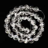 ヒマラヤ水晶 アイリスクォーツ 10ミリ玉 一連 現品 59.6g (ID:33374)