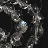 ヒマラヤ水晶 アイリスクォーツ 10ミリ玉 一連 現品 59.6g (ID:33374)