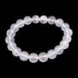 北海道 富良野産 水晶 10mm玉 ブレスレット 28.8g *希少* (ID:33428)