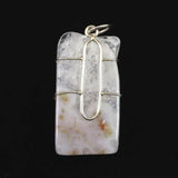 H&E社 サウラライトアゼツライト (AZOZEO) タンブル ペンダント 9.2g　 (ID:33557)