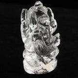 ヒマラヤ水晶 マニカラン産  51mm ガネーシャ彫刻置物　41ｇ (ID:33576)