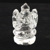ヒマラヤ水晶 マニカラン産  51mm ガネーシャ彫刻置物　41ｇ (ID:33576)