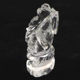 ヒマラヤ水晶 マニカラン産  51mm ガネーシャ彫刻置物　41ｇ (ID:33576)