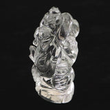 ヒマラヤ水晶 マニカラン産  51mm ガネーシャ彫刻置物　41ｇ (ID:33576)