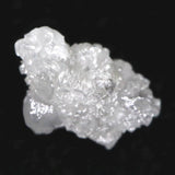 天然 ダイヤモンド ホワイト グレー　7.7mm原石  1.08ct (ID:34201)