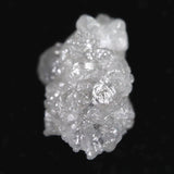 天然 ダイヤモンド ホワイト グレー　7.7mm原石  1.08ct (ID:34201)