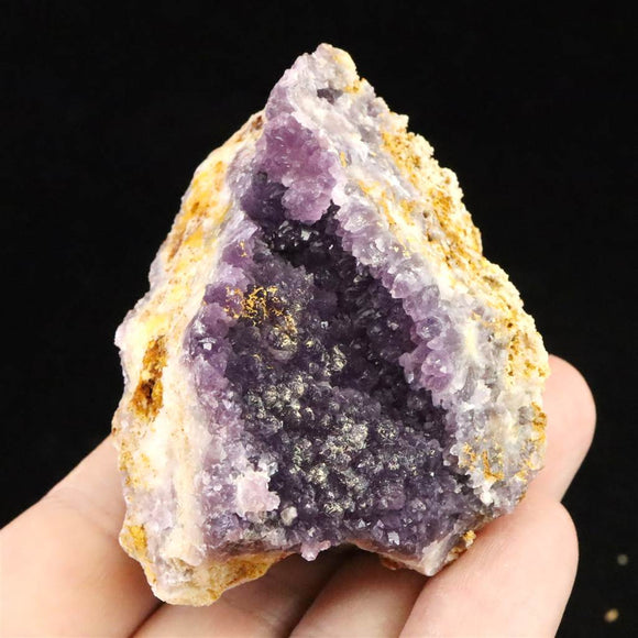秋田県 小真木鉱山 紫水晶 アメジスト クラスター 74.4g (ID:34293)