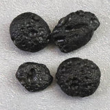 チベタンテクタイト 原石 4個セット  6.8g (ID:34354)