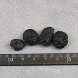 チベタンテクタイト 原石 4個セット  6.8g (ID:34354)