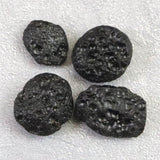 チベタンテクタイト 原石 4個セット  6.8g (ID:34354)