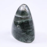 ヒマラヤ マニハール産 ガーデンクォーツ 庭園水晶 56mmハーフポリッシュ 140g (ID:34370)