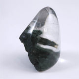 ヒマラヤ マニハール産 ガーデンクォーツ 庭園水晶 56mmハーフポリッシュ 140g (ID:34370)