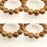 伊勢神宮御山杉 内宮大杉 15.5mm玉ブレスレット 証明書付 13.4g (ID:34507)