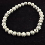 H&E社 ガーディアナイト（AZOZEO) 6mm玉ブレスレット 証明書付 8.7g　 (ID:34529)