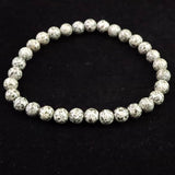 H&E社 ガーディアナイト（AZOZEO) 6mm玉ブレスレット 証明書付 8.7g　 (ID:34529)