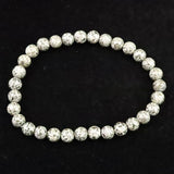 H&E社 ガーディアナイト（AZOZEO) 6mm玉ブレスレット 証明書付 8.7g　 (ID:34529)